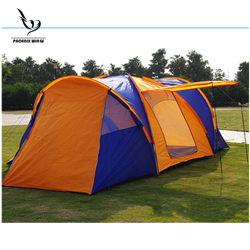 Cheap Goat Tents LOOKO 2022 New Multi person Canopy Three Rooms and One Hall Fiberglass Outdoor Camping Sports Equipment Mountain Camping   